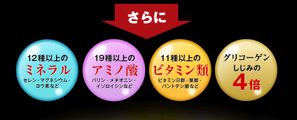 ミネラル・アミノ酸・ビタミン類